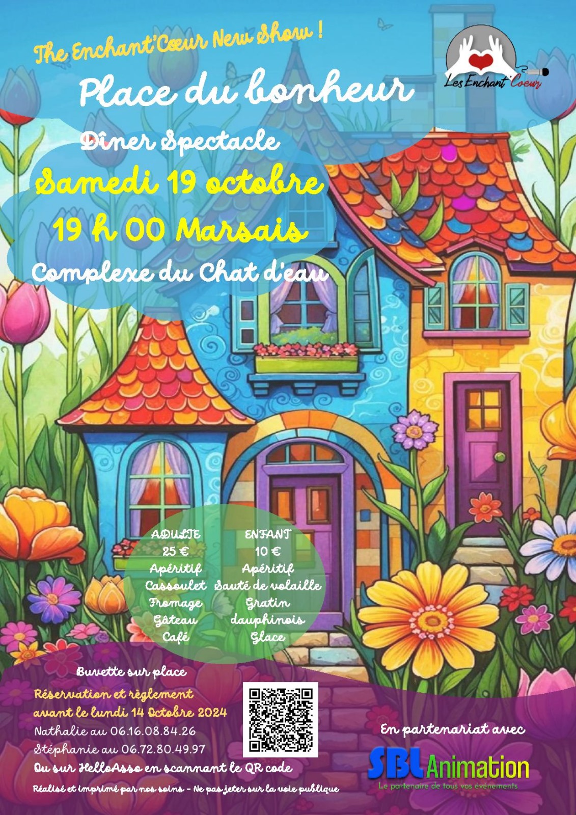 Spectacle Les Enchant'Coeur à Marsais le 19/10/2024