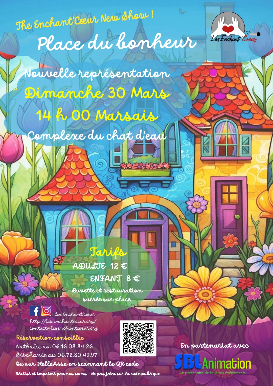 Spectacle Les Enchant'Coeur à Marsais le 30/03/2025